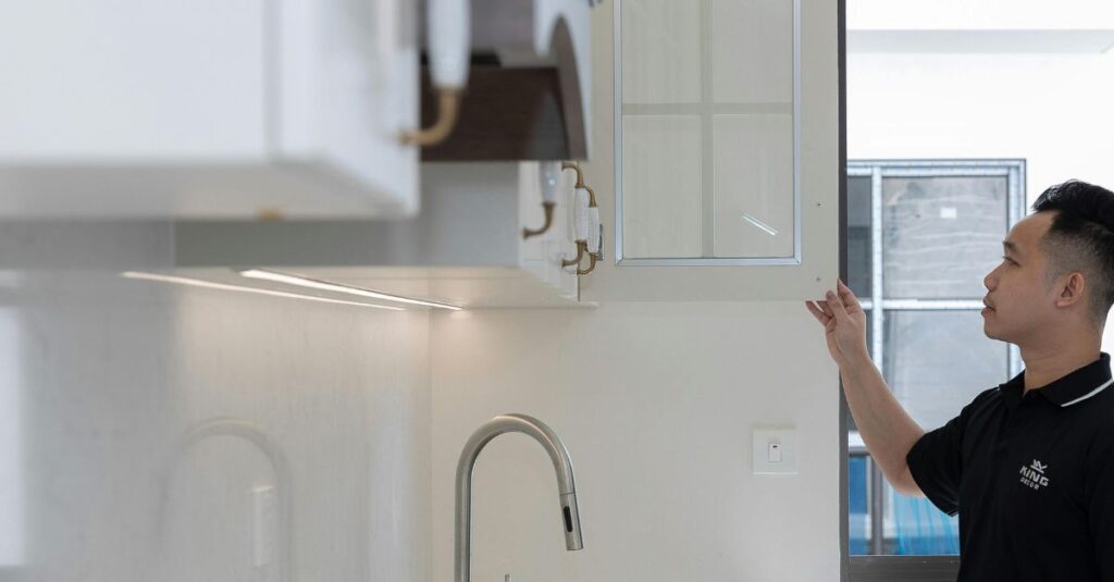 home buyer inspecting a home